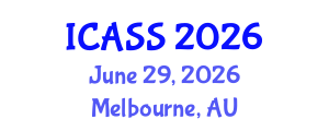 International Conference on Anthropological and Sociological Sciences (ICASS) June 29, 2026 - Melbourne, Australia International Conference on Anthropological and Sociological Sciences (ICASS) June 29, 2026 - Melbourne, Australia