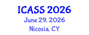 International Conference on Anthropological and Sociological Sciences (ICASS) June 29, 2026 - Nicosia, Cyprus International Conference on Anthropological and Sociological Sciences (ICASS) June 29, 2026 - Nicosia, Cyprus