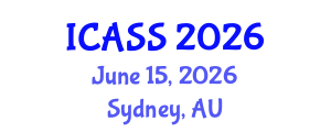 International Conference on Anthropological and Sociological Sciences (ICASS) June 15, 2026 - Sydney, Australia International Conference on Anthropological and Sociological Sciences (ICASS) June 15, 2026 - Sydney, Australia