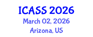 International Conference on Anthropological and Sociological Sciences (ICASS) March 02, 2026 - Arizona, United States International Conference on Anthropological and Sociological Sciences (ICASS) March 02, 2026 - Arizona, United States