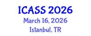 International Conference on Anthropological and Sociological Sciences (ICASS) March 16, 2026 - Istanbul, Turkey International Conference on Anthropological and Sociological Sciences (ICASS) March 16, 2026 - Istanbul, Turkey