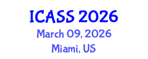 International Conference on Anthropological and Sociological Sciences (ICASS) March 09, 2026 - Miami, United States International Conference on Anthropological and Sociological Sciences (ICASS) March 09, 2026 - Miami, United States