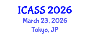 International Conference on Anthropological and Sociological Sciences (ICASS) March 23, 2026 - Tokyo, Japan International Conference on Anthropological and Sociological Sciences (ICASS) March 23, 2026 - Tokyo, Japan