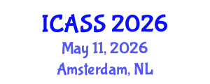 International Conference on Anthropological and Sociological Sciences (ICASS) May 11, 2026 - Amsterdam, Netherlands International Conference on Anthropological and Sociological Sciences (ICASS) May 11, 2026 - Amsterdam, Netherlands