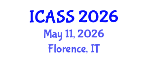 International Conference on Anthropological and Sociological Sciences (ICASS) May 11, 2026 - Florence, Italy International Conference on Anthropological and Sociological Sciences (ICASS) May 11, 2026 - Florence, Italy