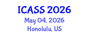 International Conference on Anthropological and Sociological Sciences (ICASS) May 04, 2026 - Honolulu, United States International Conference on Anthropological and Sociological Sciences (ICASS) May 04, 2026 - Honolulu, United States