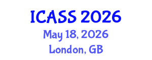 International Conference on Anthropological and Sociological Sciences (ICASS) May 18, 2026 - London, United Kingdom International Conference on Anthropological and Sociological Sciences (ICASS) May 18, 2026 - London, United Kingdom