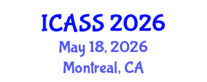 International Conference on Anthropological and Sociological Sciences (ICASS) May 18, 2026 - Montreal, Canada International Conference on Anthropological and Sociological Sciences (ICASS) May 18, 2026 - Montreal, Canada