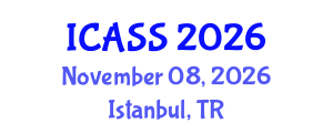 International Conference on Anthropological and Sociological Sciences (ICASS) November 08, 2026 - Istanbul, Turkey International Conference on Anthropological and Sociological Sciences (ICASS) November 08, 2026 - Istanbul, Turkey