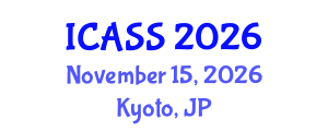 International Conference on Anthropological and Sociological Sciences (ICASS) November 15, 2026 - Kyoto, Japan International Conference on Anthropological and Sociological Sciences (ICASS) November 15, 2026 - Kyoto, Japan