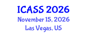 International Conference on Anthropological and Sociological Sciences (ICASS) November 15, 2026 - Las Vegas, United States International Conference on Anthropological and Sociological Sciences (ICASS) November 15, 2026 - Las Vegas, United States