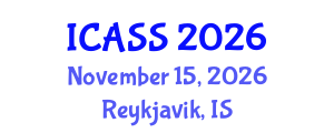 International Conference on Anthropological and Sociological Sciences (ICASS) November 15, 2026 - Reykjavik, Iceland International Conference on Anthropological and Sociological Sciences (ICASS) November 15, 2026 - Reykjavik, Iceland