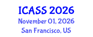 International Conference on Anthropological and Sociological Sciences (ICASS) November 01, 2026 - San Francisco, United States International Conference on Anthropological and Sociological Sciences (ICASS) November 01, 2026 - San Francisco, United States