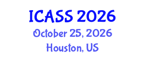 International Conference on Anthropological and Sociological Sciences (ICASS) October 25, 2026 - Houston, United States International Conference on Anthropological and Sociological Sciences (ICASS) October 25, 2026 - Houston, United States