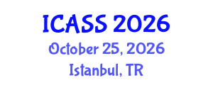 International Conference on Anthropological and Sociological Sciences (ICASS) October 25, 2026 - Istanbul, Turkey International Conference on Anthropological and Sociological Sciences (ICASS) October 25, 2026 - Istanbul, Turkey