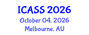 International Conference on Anthropological and Sociological Sciences (ICASS) October 04, 2026 - Melbourne, Australia International Conference on Anthropological and Sociological Sciences (ICASS) October 04, 2026 - Melbourne, Australia