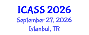 International Conference on Anthropological and Sociological Sciences (ICASS) September 27, 2026 - Istanbul, Turkey International Conference on Anthropological and Sociological Sciences (ICASS) September 27, 2026 - Istanbul, Turkey