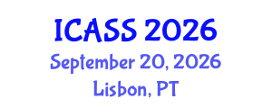 International Conference on Anthropological and Sociological Sciences (ICASS) September 20, 2026 - Lisbon, Portugal International Conference on Anthropological and Sociological Sciences (ICASS) September 20, 2026 - Lisbon, Portugal