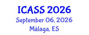 International Conference on Anthropological and Sociological Sciences (ICASS) September 06, 2026 - Málaga, Spain International Conference on Anthropological and Sociological Sciences (ICASS) September 06, 2026 - Málaga, Spain