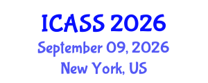 International Conference on Anthropological and Sociological Sciences (ICASS) September 09, 2026 - New York, United States International Conference on Anthropological and Sociological Sciences (ICASS) September 09, 2026 - New York, United States