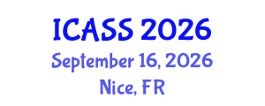 International Conference on Anthropological and Sociological Sciences (ICASS) September 16, 2026 - Nice, France International Conference on Anthropological and Sociological Sciences (ICASS) September 16, 2026 - Nice, France