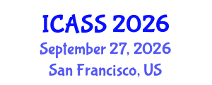 International Conference on Anthropological and Sociological Sciences (ICASS) September 27, 2026 - San Francisco, United States International Conference on Anthropological and Sociological Sciences (ICASS) September 27, 2026 - San Francisco, United States