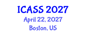International Conference on Anthropological and Sociological Sciences (ICASS) April 22, 2027 - Boston, United States International Conference on Anthropological and Sociological Sciences (ICASS) April 22, 2027 - Boston, United States