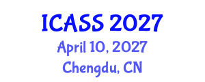 International Conference on Anthropological and Sociological Sciences (ICASS) April 10, 2027 - Chengdu, China International Conference on Anthropological and Sociological Sciences (ICASS) April 10, 2027 - Chengdu, China