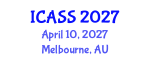 International Conference on Anthropological and Sociological Sciences (ICASS) April 10, 2027 - Melbourne, Australia International Conference on Anthropological and Sociological Sciences (ICASS) April 10, 2027 - Melbourne, Australia