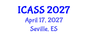 International Conference on Anthropological and Sociological Sciences (ICASS) April 17, 2027 - Seville, Spain International Conference on Anthropological and Sociological Sciences (ICASS) April 17, 2027 - Seville, Spain