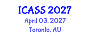 International Conference on Anthropological and Sociological Sciences (ICASS) April 03, 2027 - Toronto, Australia International Conference on Anthropological and Sociological Sciences (ICASS) April 03, 2027 - Toronto, Australia