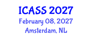 International Conference on Anthropological and Sociological Sciences (ICASS) February 08, 2027 - Amsterdam, Netherlands International Conference on Anthropological and Sociological Sciences (ICASS) February 08, 2027 - Amsterdam, Netherlands