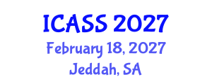 International Conference on Anthropological and Sociological Sciences (ICASS) February 18, 2027 - Jeddah, Saudi Arabia International Conference on Anthropological and Sociological Sciences (ICASS) February 18, 2027 - Jeddah, Saudi Arabia