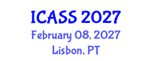 International Conference on Anthropological and Sociological Sciences (ICASS) February 08, 2027 - Lisbon, Portugal International Conference on Anthropological and Sociological Sciences (ICASS) February 08, 2027 - Lisbon, Portugal