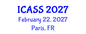 International Conference on Anthropological and Sociological Sciences (ICASS) February 22, 2027 - Paris, France International Conference on Anthropological and Sociological Sciences (ICASS) February 22, 2027 - Paris, France