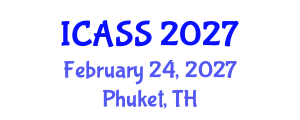 International Conference on Anthropological and Sociological Sciences (ICASS) February 24, 2027 - Phuket, Thailand International Conference on Anthropological and Sociological Sciences (ICASS) February 24, 2027 - Phuket, Thailand