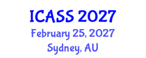 International Conference on Anthropological and Sociological Sciences (ICASS) February 25, 2027 - Sydney, Australia International Conference on Anthropological and Sociological Sciences (ICASS) February 25, 2027 - Sydney, Australia