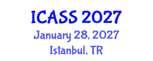International Conference on Anthropological and Sociological Sciences (ICASS) January 28, 2027 - Istanbul, Turkey International Conference on Anthropological and Sociological Sciences (ICASS) January 28, 2027 - Istanbul, Turkey