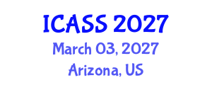 International Conference on Anthropological and Sociological Sciences (ICASS) March 03, 2027 - Arizona, United States International Conference on Anthropological and Sociological Sciences (ICASS) March 03, 2027 - Arizona, United States