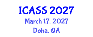 International Conference on Anthropological and Sociological Sciences (ICASS) March 17, 2027 - Doha, Qatar International Conference on Anthropological and Sociological Sciences (ICASS) March 17, 2027 - Doha, Qatar