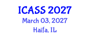 International Conference on Anthropological and Sociological Sciences (ICASS) March 03, 2027 - Haifa, Israel International Conference on Anthropological and Sociological Sciences (ICASS) March 03, 2027 - Haifa, Israel