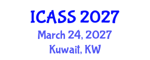 International Conference on Anthropological and Sociological Sciences (ICASS) March 24, 2027 - Kuwait, Kuwait International Conference on Anthropological and Sociological Sciences (ICASS) March 24, 2027 - Kuwait, Kuwait