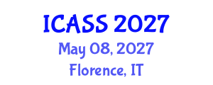 International Conference on Anthropological and Sociological Sciences (ICASS) May 08, 2027 - Florence, Italy International Conference on Anthropological and Sociological Sciences (ICASS) May 08, 2027 - Florence, Italy