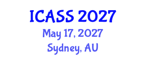 International Conference on Anthropological and Sociological Sciences (ICASS) May 17, 2027 - Sydney, Australia International Conference on Anthropological and Sociological Sciences (ICASS) May 17, 2027 - Sydney, Australia