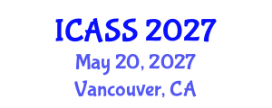 International Conference on Anthropological and Sociological Sciences (ICASS) May 20, 2027 - Vancouver, Canada International Conference on Anthropological and Sociological Sciences (ICASS) May 20, 2027 - Vancouver, Canada