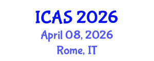 International Conference on Anthropology and Sustainability (ICAS) April 08, 2026 - Rome, Italy