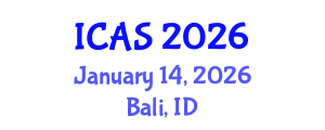 International Conference on Anthropology and Sustainability (ICAS) January 14, 2026 - Bali, Indonesia