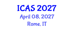 International Conference on Anthropology and Sustainability (ICAS) April 08, 2027 - Rome, Italy International Conference on Anthropology and Sustainability (ICAS) April 08, 2027 - Rome, Italy