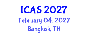 International Conference on Anthropology and Sustainability (ICAS) February 04, 2027 - Bangkok, Thailand International Conference on Anthropology and Sustainability (ICAS) February 04, 2027 - Bangkok, Thailand