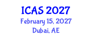 International Conference on Anthropology and Sustainability (ICAS) February 15, 2027 - Dubai, United Arab Emirates International Conference on Anthropology and Sustainability (ICAS) February 15, 2027 - Dubai, United Arab Emirates